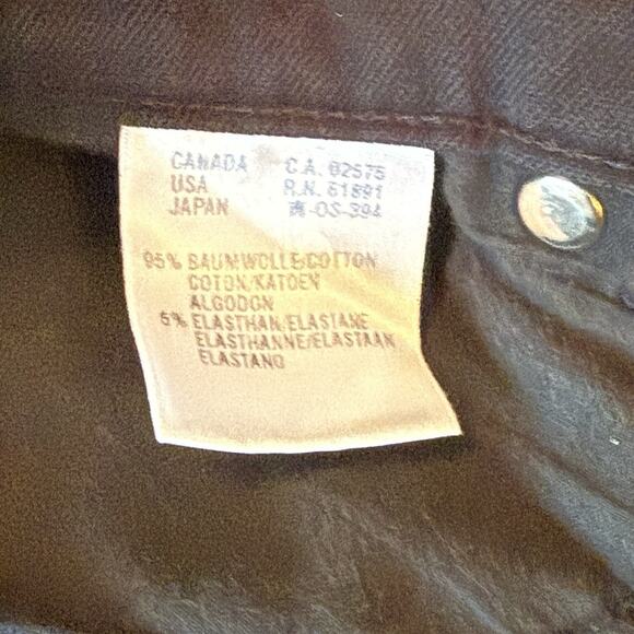 Escada Sport Mid Rise Dark Wash Straight Leg Jeans Size 28 - Picture 6 of 10